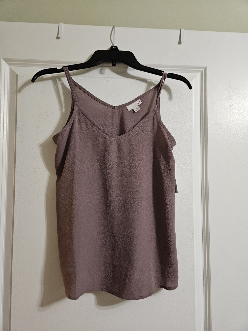 SO Purple V-Neck Flowy Spaghetti Strap Cami, Size Xs, New With Tags